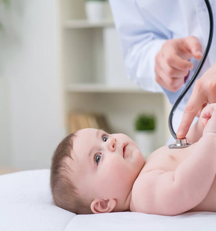 Newborn first visit with pediatrician in Dubai